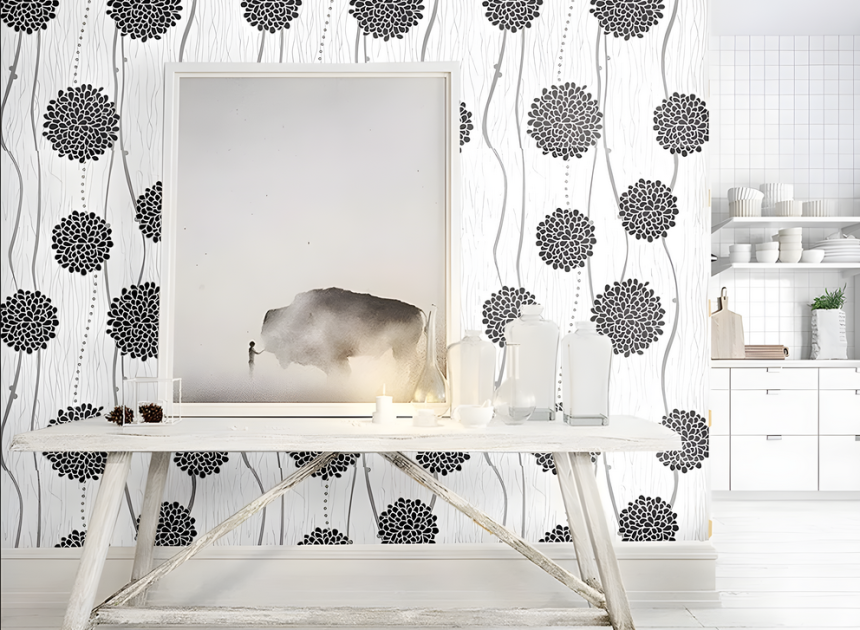 Cara Memasang Wallpaper Hitam Putih agar Ruangan Terlihat Lebih Estetik
